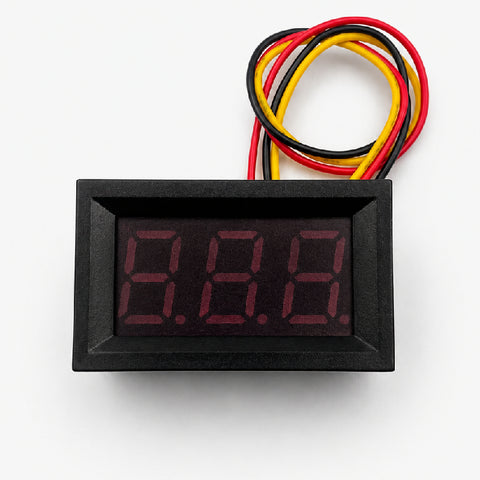 0.56 inch 0-100V DC Red LED Three-Wire Digital Voltmeter Module