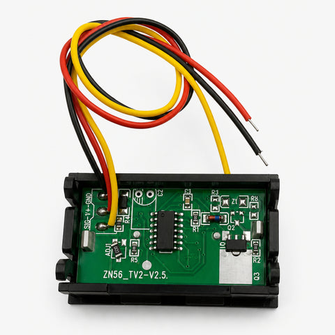 0.56 inch 0-100V DC Red LED Three-Wire Digital Voltmeter Module