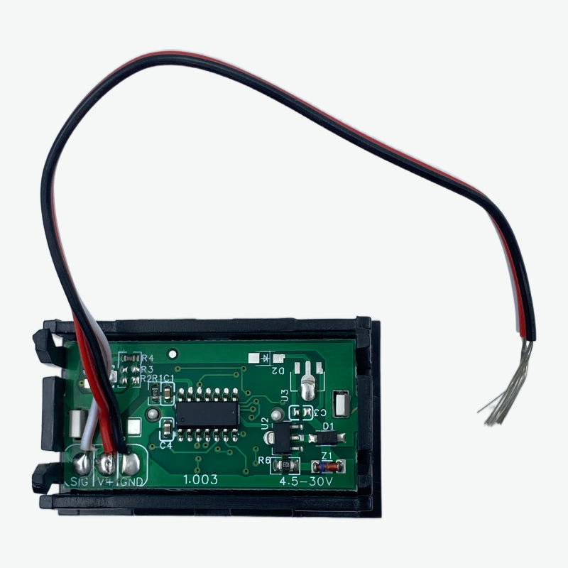 0.56 inch 0-100V DC Red LED Three-Wire Digital Voltmeter Module