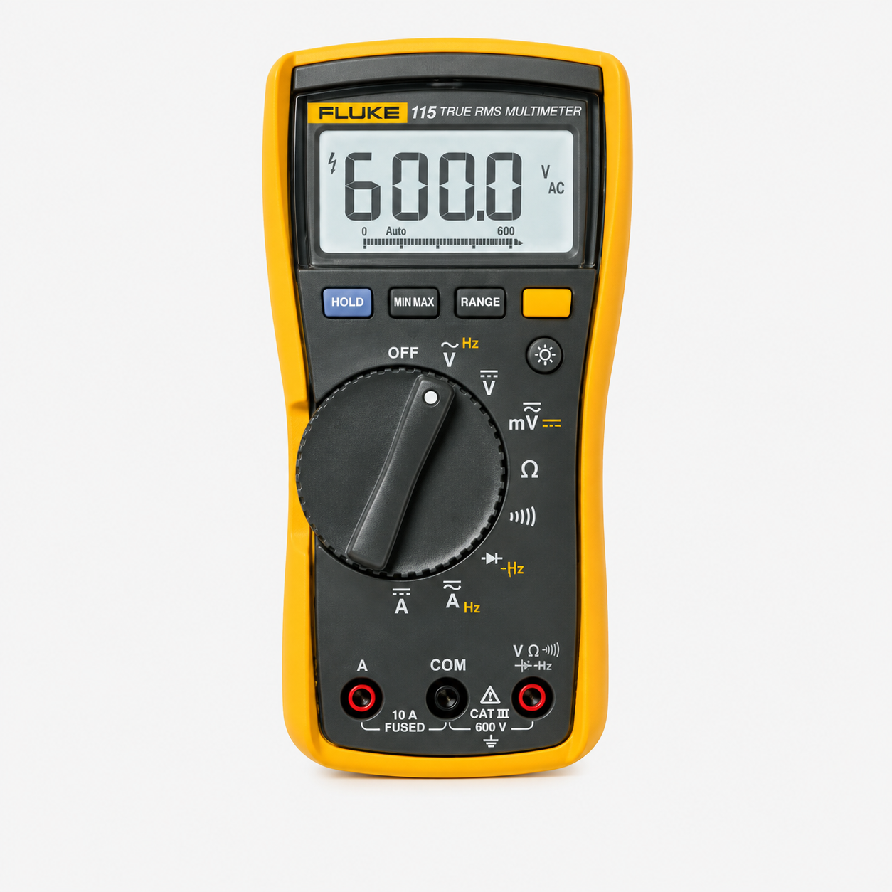 Fluke 115 True RMS Digital Multimeter with 3 Year Warranty