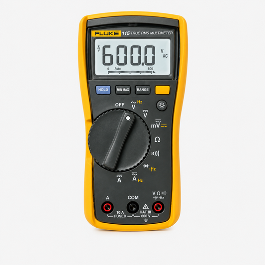 Fluke 115 True RMS Digital Multimeter with 3 Year Warranty