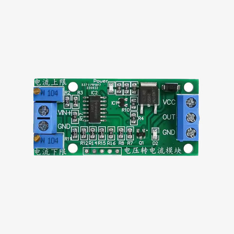 Voltage to Current Module 0-2.5V to 0-20mA Current Transmitter