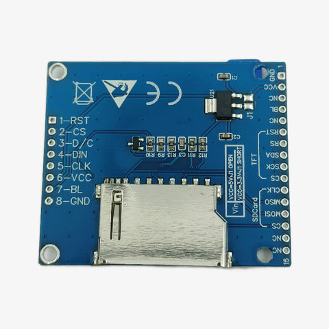 1.8 Inch SPI 128×160 TFT LCD Display Module With PCB for Arduino