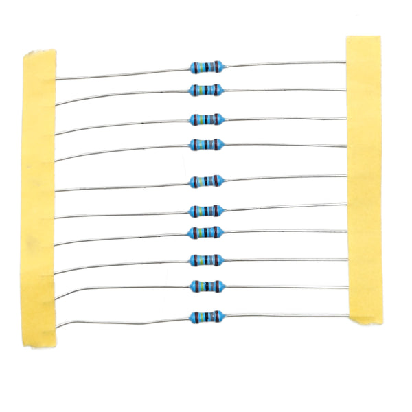 750K Ohm 1/4 Watt Resistor with 1% Tolerance (Pack of 10)
