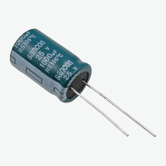 1000uF 25V Radial Electrolytic Capacitor