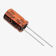 Load image into Gallery viewer, 1000uF 25V Electrolytic Capacitor DIP - Through Hole Package