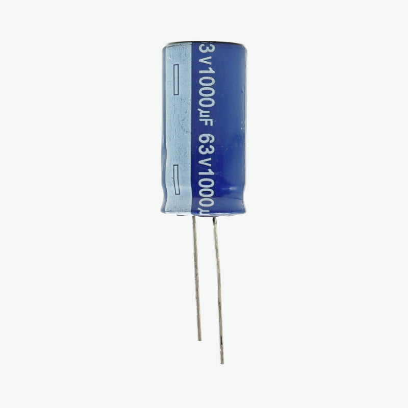 1000uF 63V Radial Electrolytic Capacitor - Through Hole Package