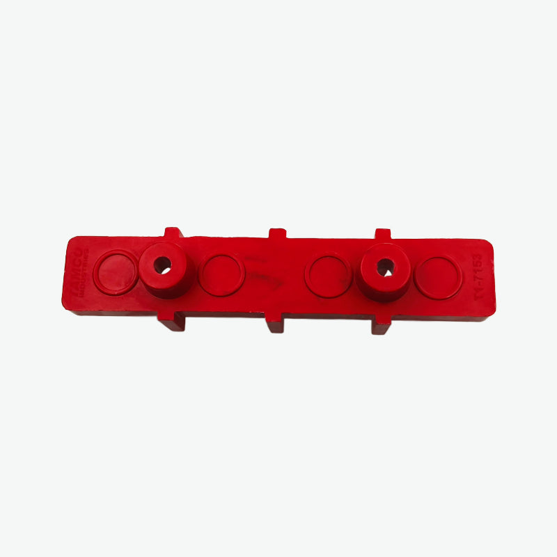 100A 4 Pole DMC Standard Electrical Connection Plate with Red, Yellow, Blue & Black Cap, TPN-100