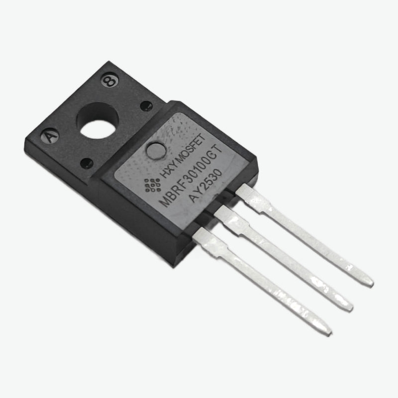 100V 30A Dual Schottky Rectifier (HMBRF30100CT-HXY) - TO-220F DIP Package