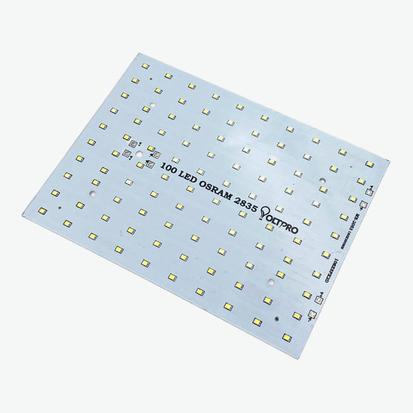 100W 2835 DC LED chip - High Power Set of 100 Leds PCB Light 300mA