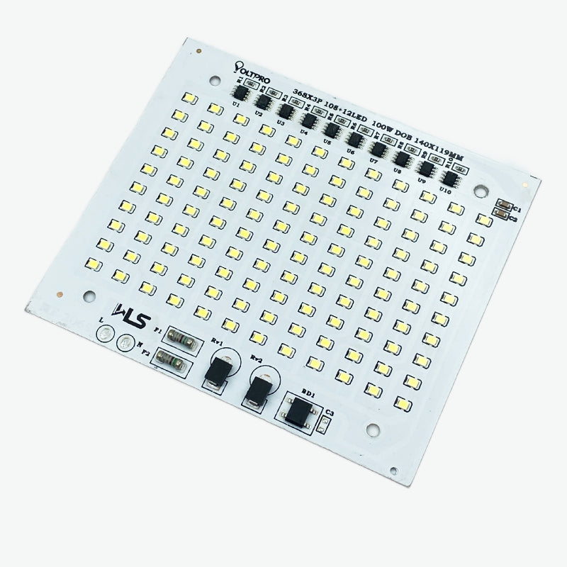 100W AC LED chip - High Power Set of 120 Leds DOB Light 300mA