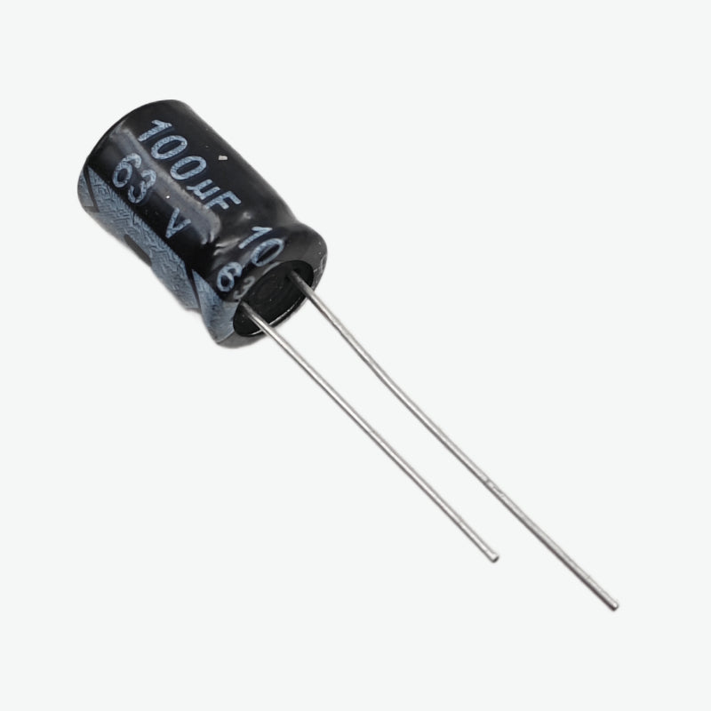100uF 63V Radial Electrolytic Capacitor 