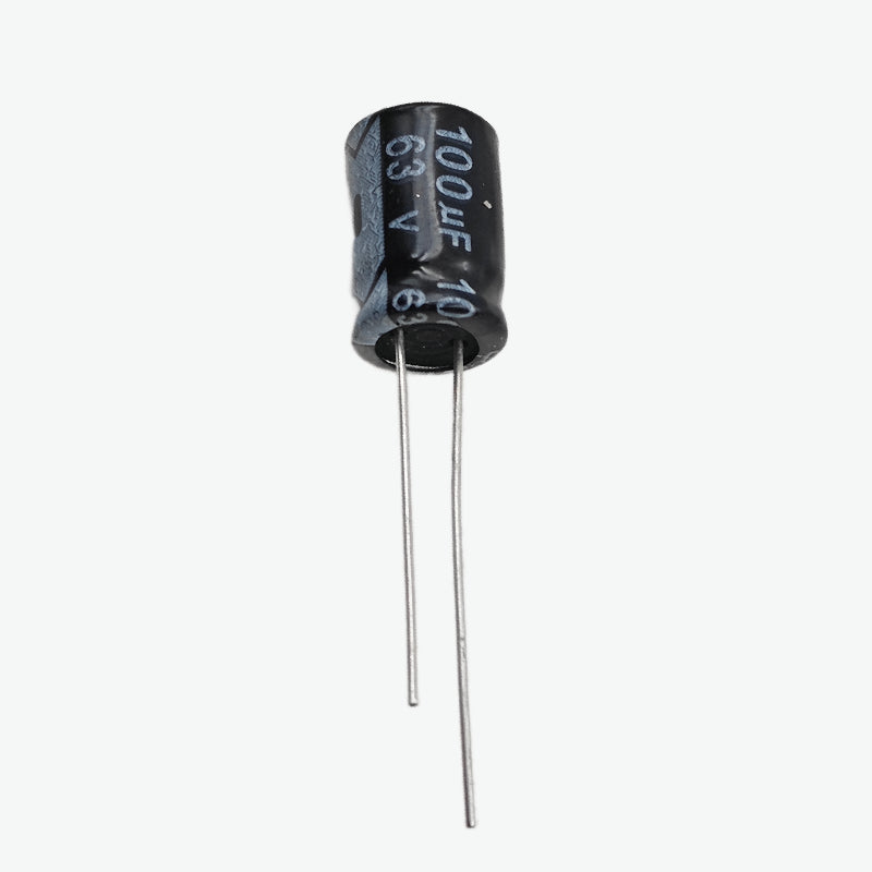 100uF 63V Radial Electrolytic Capacitor - Through Hole Package