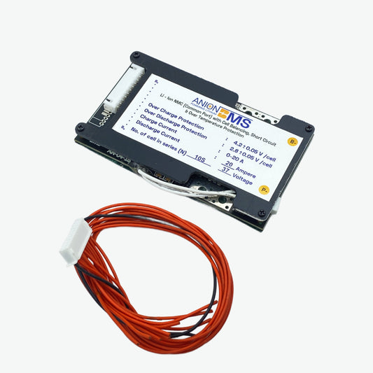10S 36V/37V 20A BMS for Lithium Ion NMC Battery With Cell Balancing (Common Port)