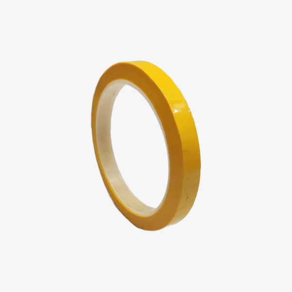 10mm Yellow Polyester Tape - 65m