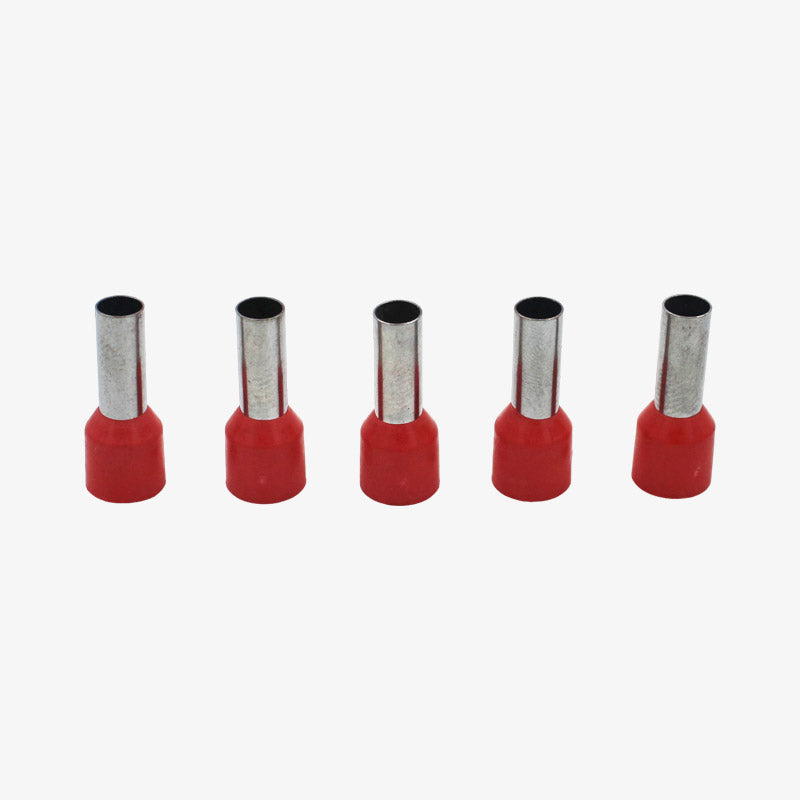 10 sqmm Insulated Terminal Ferrule End Lug (Pack of 5) Crimp Wire Lugs/End Sealing Lugs/Crimp Connectors/Tubular Lugs