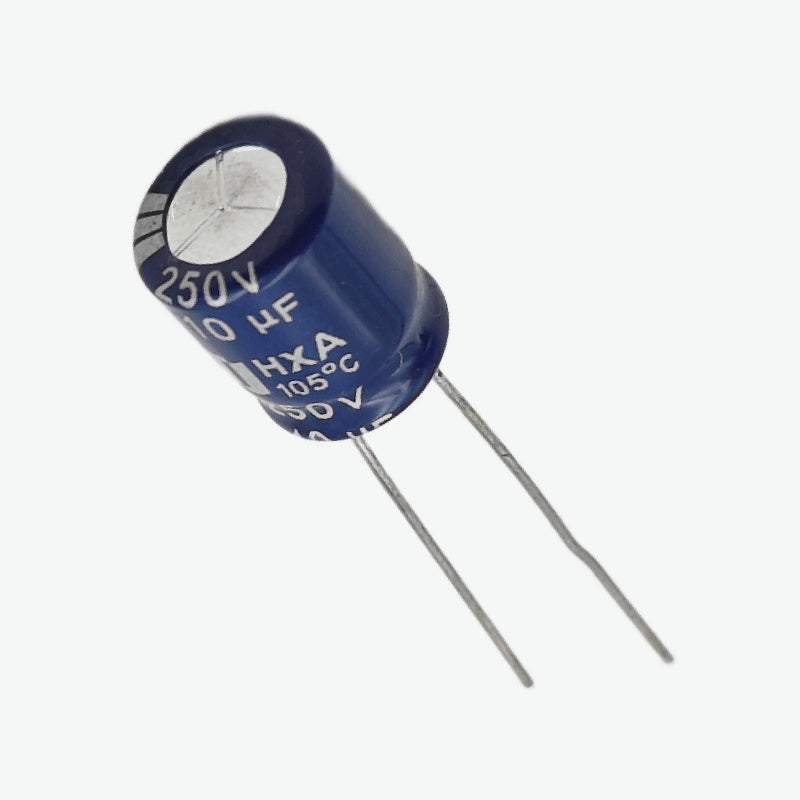 10uF 250V Radial Electrolytic Capacitor