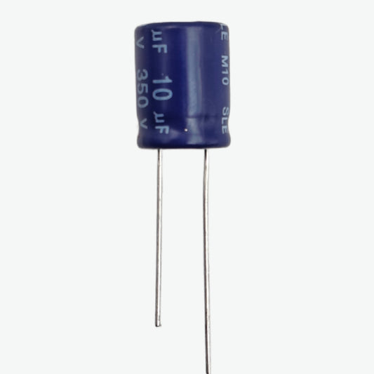 10uF 350V Radial Electrolytic Capacitor - Through Hole Package