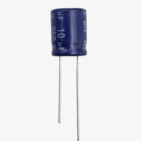 10uF 350V Radial Electrolytic Capacitor - Through Hole Package