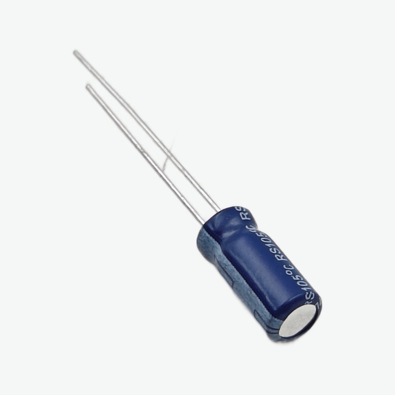 10uF 50V Radial Electrolytic Capacitor - Through Hole Package
