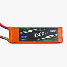 Load image into Gallery viewer, ABSD 11.1V 3300mAh 3S 60C Lithium-Polymer LiPo Rechargeable Battery