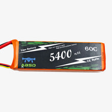 Load image into Gallery viewer, ABSD 11.1V 5400mAh 3S 60C Lithium-Polymer Rechargeable Battery