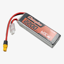 Load image into Gallery viewer, 11.1V 2200mAh 3S 60C Lithium-Polymer Rechargeable Battery