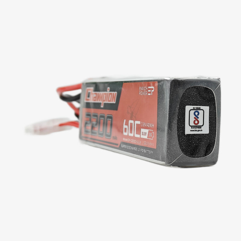 11.1V 2200mAh 3S 60C Lithium-Polymer Rechargeable Battery