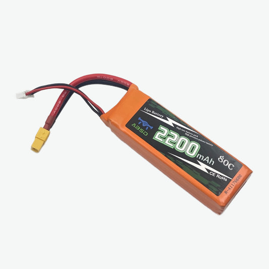 11.1V 2200mAh 3S 80C Lithium-Polymer Rechargeable Battery