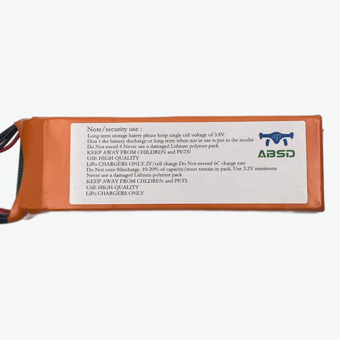 11.1V 4200mAh 3S 60C Lithium-Polymer Rechargeable Battery