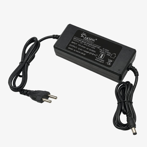 12.6V 5A AC to DC Switching Power Supply Adapter with 5.5mm DC Plug – Table Top SMPS Charger