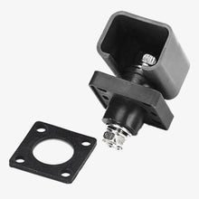 Load image into Gallery viewer, 120A Copper Bolt Type Double Threaded Square Battery Terminal - Black