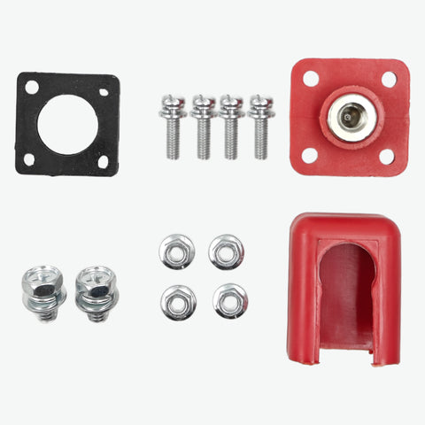 120A Copper Bolt Type Double Threaded Square Battery Terminal 