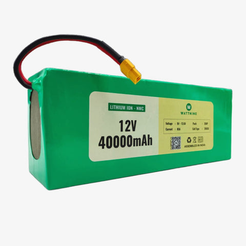 12V 40Ah Rechargeable Lithium Ion Battery Pack