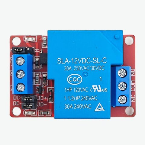 12V 30A Single Channel Relay Module with Optocoupler High/Low Level Trigger