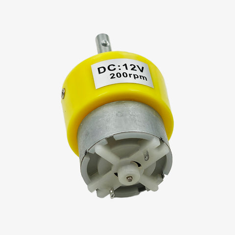 12V 200RPM Geared DC Motor