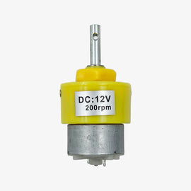 12V 200RPM Geared DC Motor