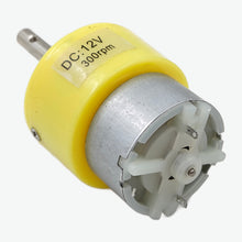 Load image into Gallery viewer, DC 12V 300RPM Gear Motor Centre Shaft DC Geared Motor Heavy Duty Motor for Robotics