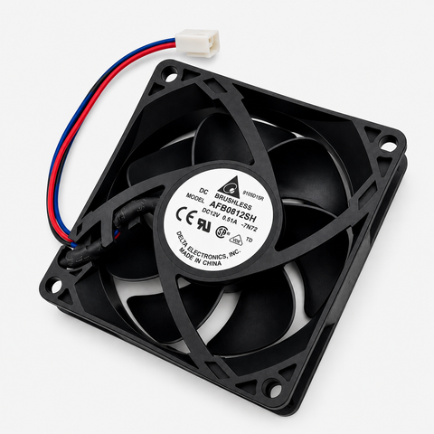 12V 8025 Brushless DC Cooling Blade Fan
