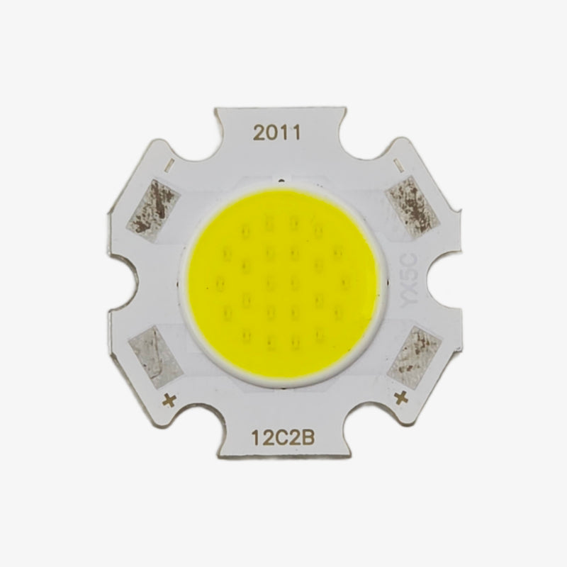 12W LED Chip Cool White Star COB Light 300mA