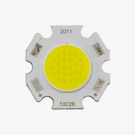 12W LED Chip Cool White Star COB Light 300mA