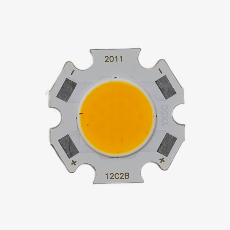 12W LED Chip - High Power Warm White Star COB Light 300mA