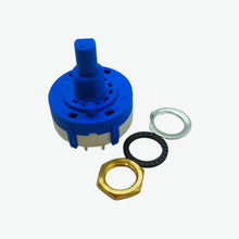 Load image into Gallery viewer, 1 Pole 12 Way 26mm Rotary Switch - 5A 250V AC