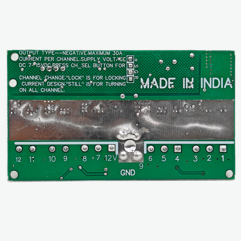 12 Channel 50A 7-15V DC Design Chaser Module
