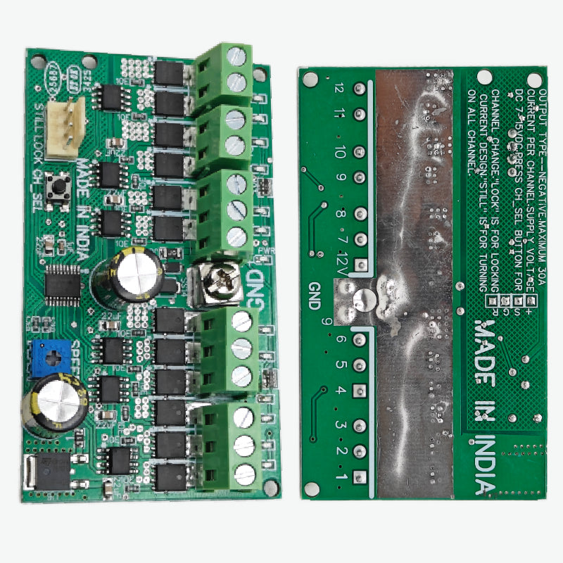 12 Channel 50A 7-15V DC Design Chaser Module