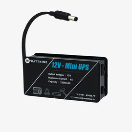 12V Mini UPS for WiFi Router and CCTV Camera
