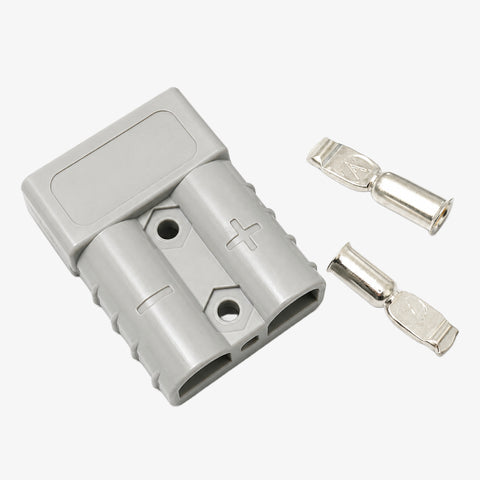 SB50 Anderson Connector Set - 600V and 50A - Grey Connector - 6 Thimble