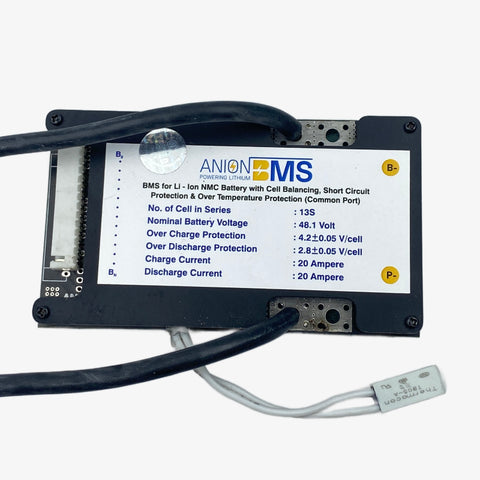 13S 48V 20A BMS for Lithium Ion NMC Battery With Cell Balancing 