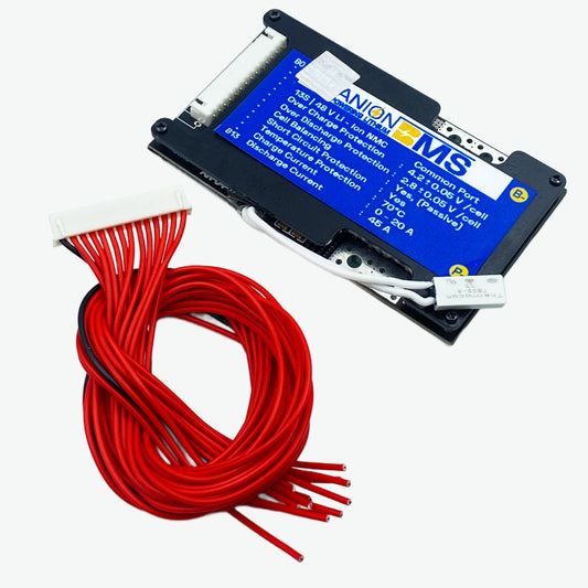 13S 48V 45A BMS for Lithium Ion NMC Battery With Cell Balancing (Common Port)
