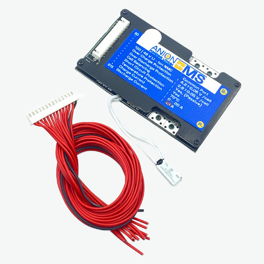 13S 48V 60A BMS for Lithium Ion NMC Battery With Cell Balancing (Common Port)